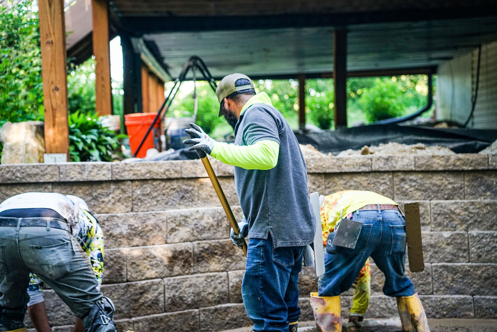 Raking The Pour